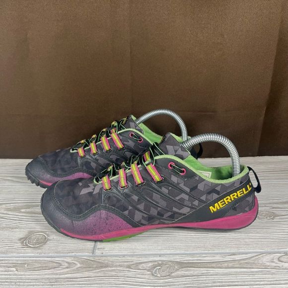 Merrell Black Lithe Glove Barefoot Minimalist Running Shoe Sneaker Womens 8.5 - Picture 3 of 9
